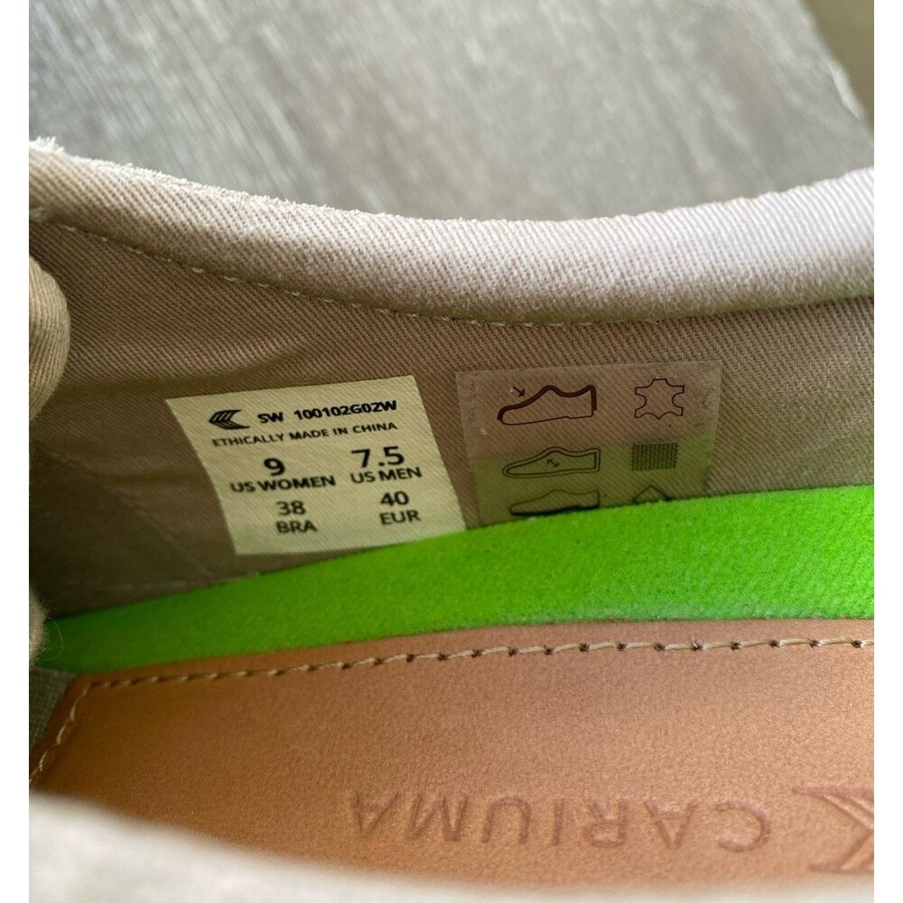 Cariuma Oca Low Gray Suede Sneakers Women's 9 / Men's 7.5 Sustainable Low Top - Picture 14 of 14